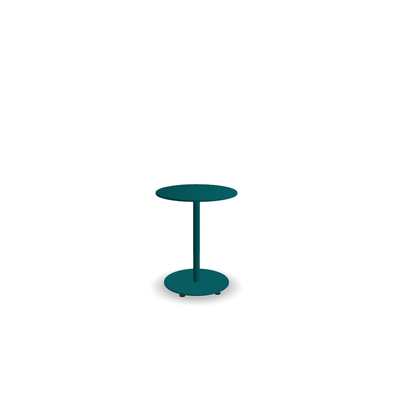 Table de café ronde 60x60 BOLT - turquoise