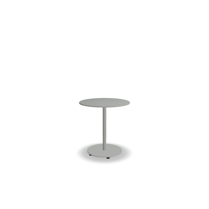 Table de café ronde 70x70 BOLT - gris clair