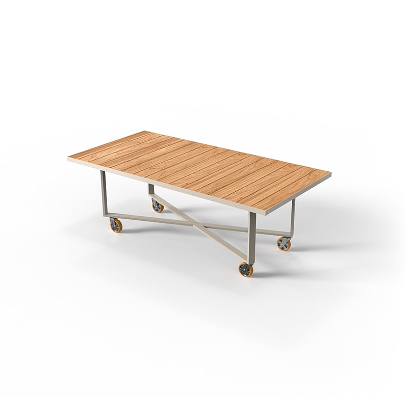 Table de jardin rectangulaire VINEYARD