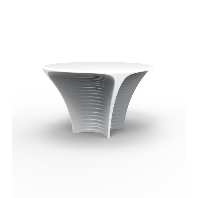 Table design in & out BIOPHILIA  - blanc