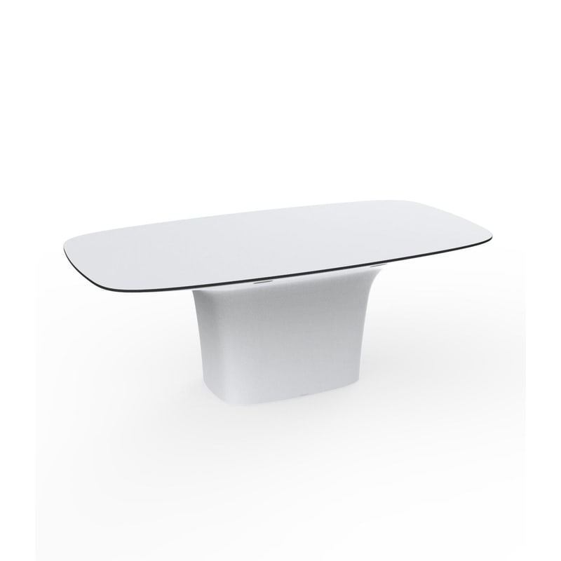 Table design in & out UFO - blanc