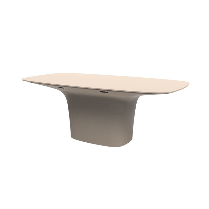 Table design in & out UFO - crème