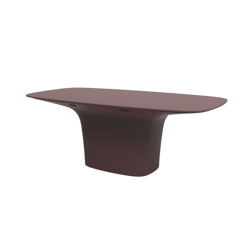 Table design in & out UFO - grenat