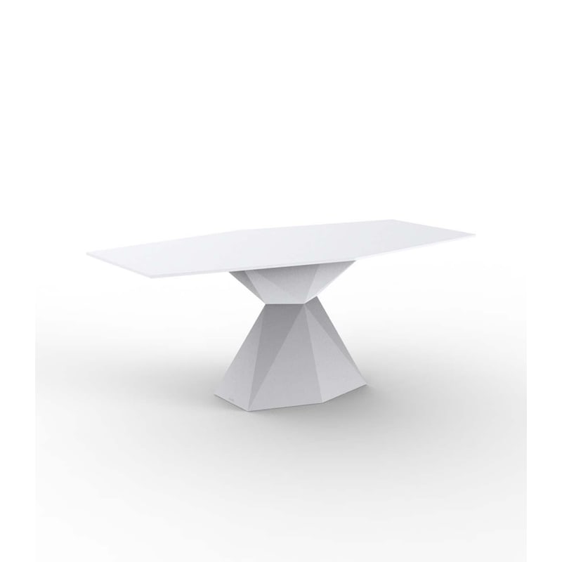 Table design in & out VERTEX - blanc