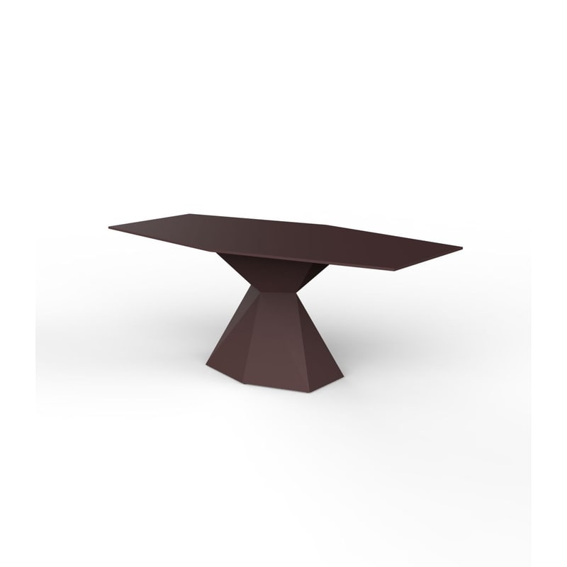 Table design in & out VERTEX - grenat