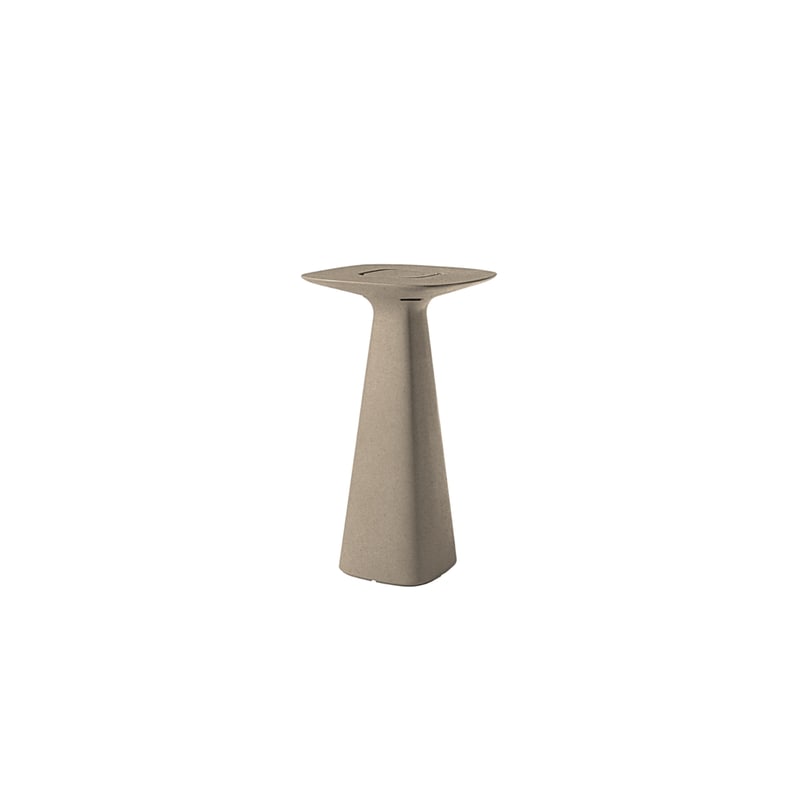 Table haute AMELIE UP - beige amande