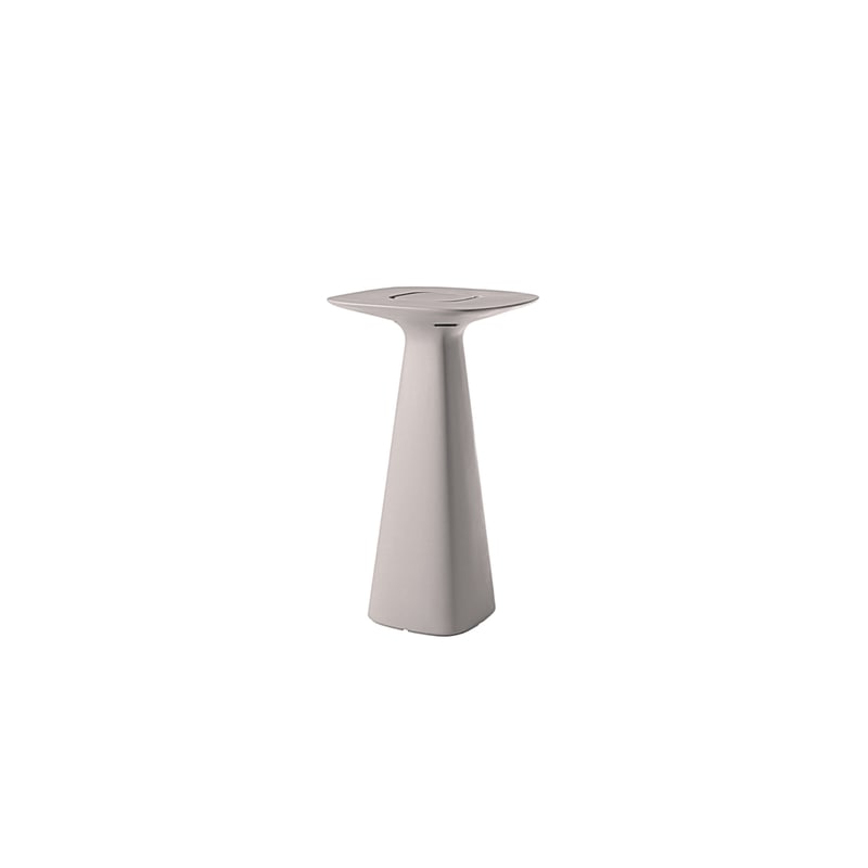 Table haute AMELIE UP - blanc brume