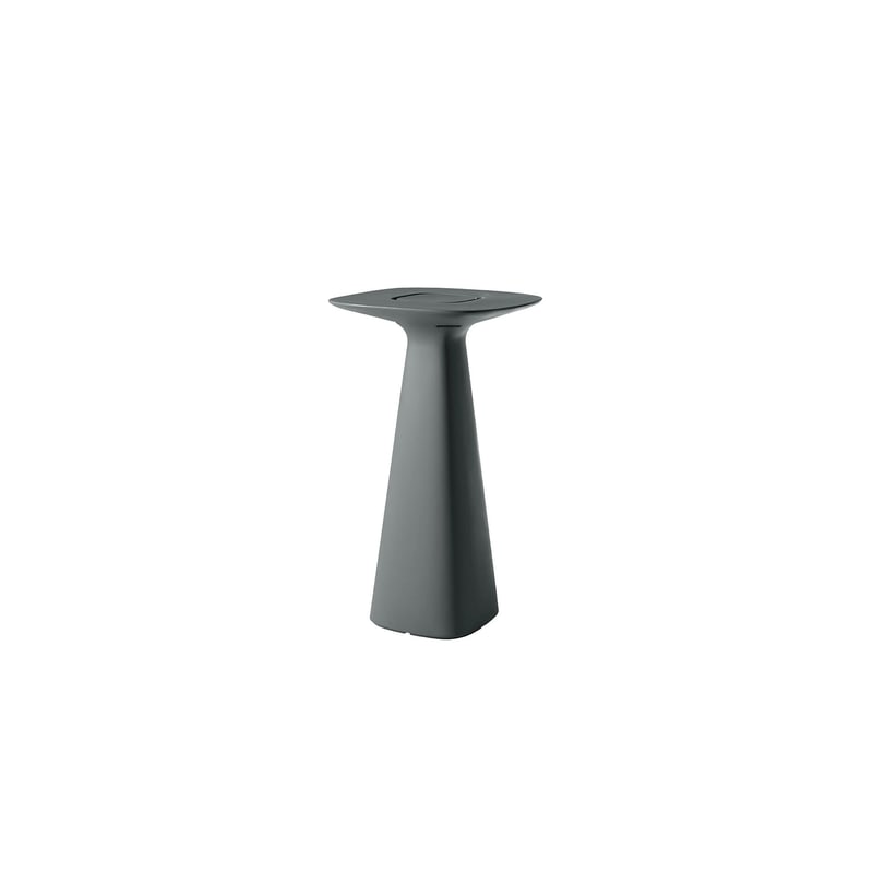 Table haute AMELIE UP - gris éléphant
