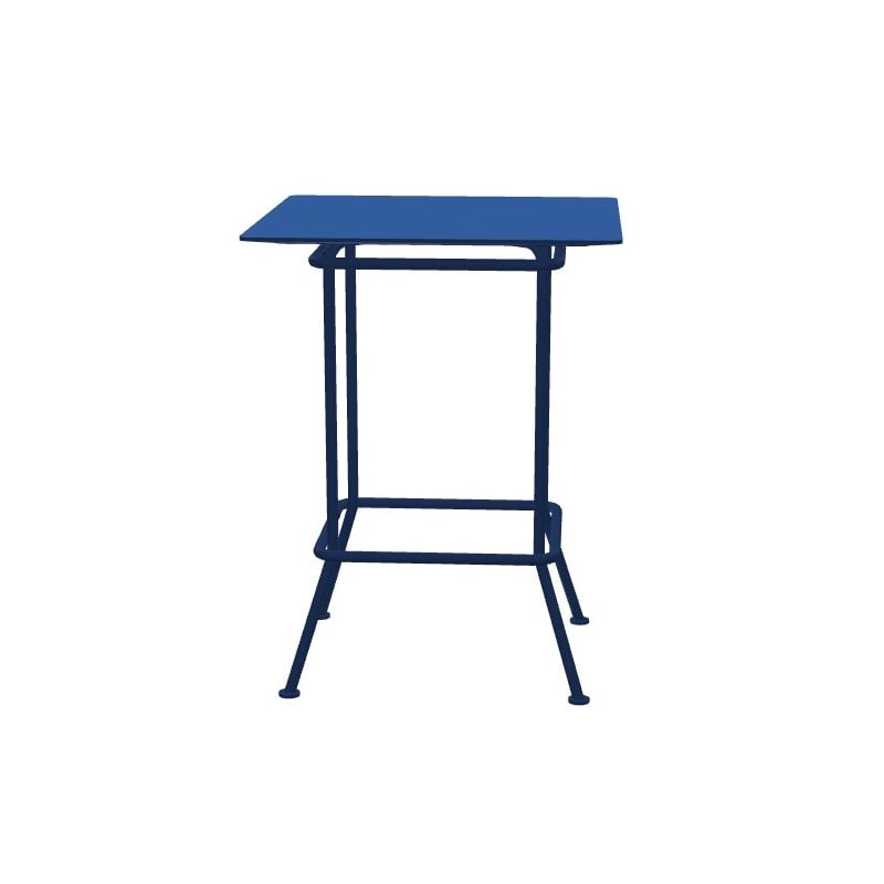 Table haute carrée pied métal NEW SCHOOL