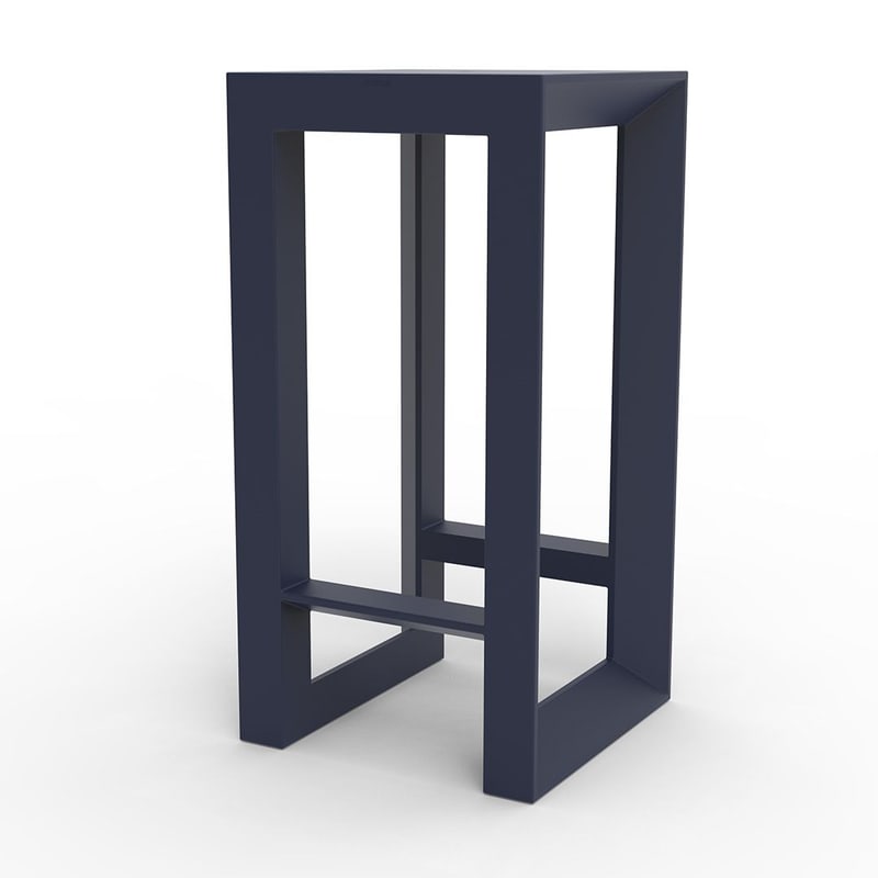 Table haute design in & out FRAME - bleu