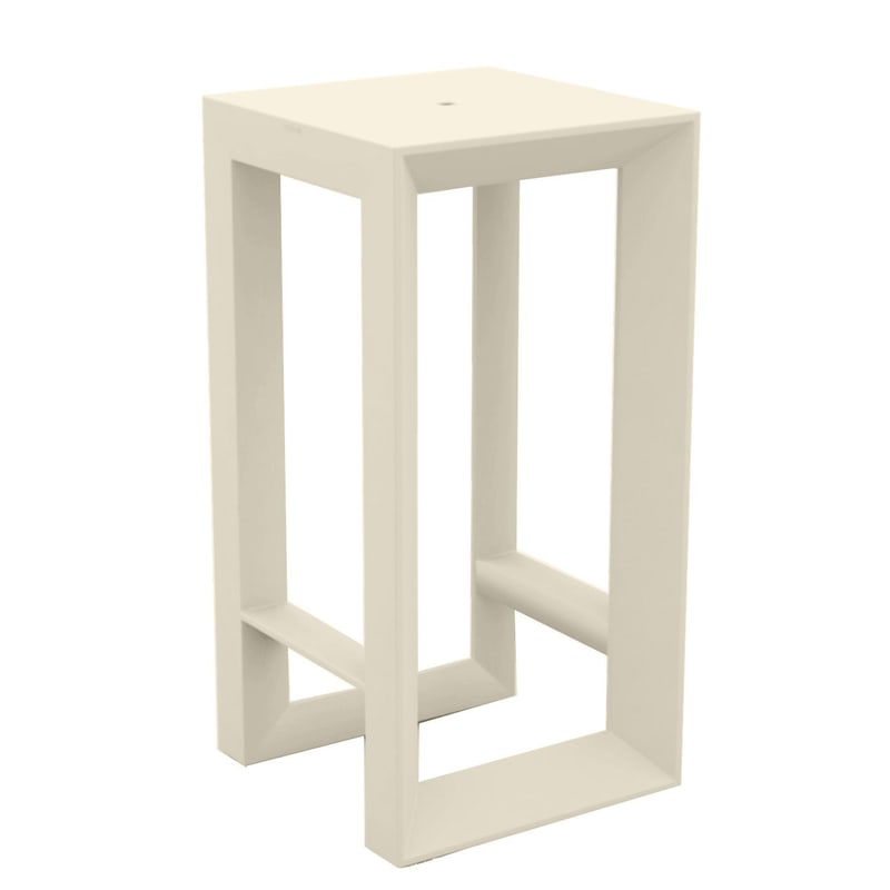 Table haute design in & out FRAME - crème