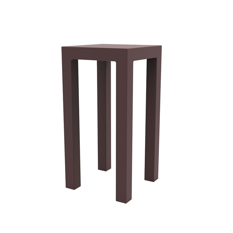 Table haute design in & out JUT - grenat