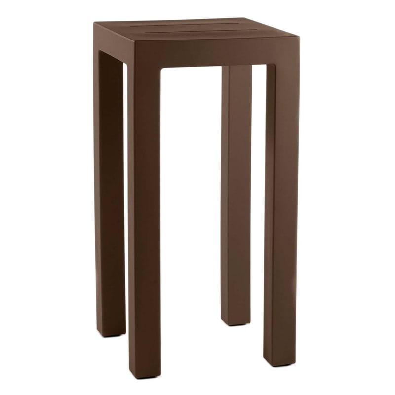 Table haute design in & out JUT - marron