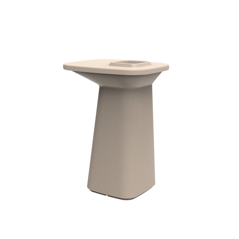 Table haute design in & out NOMA - écru
