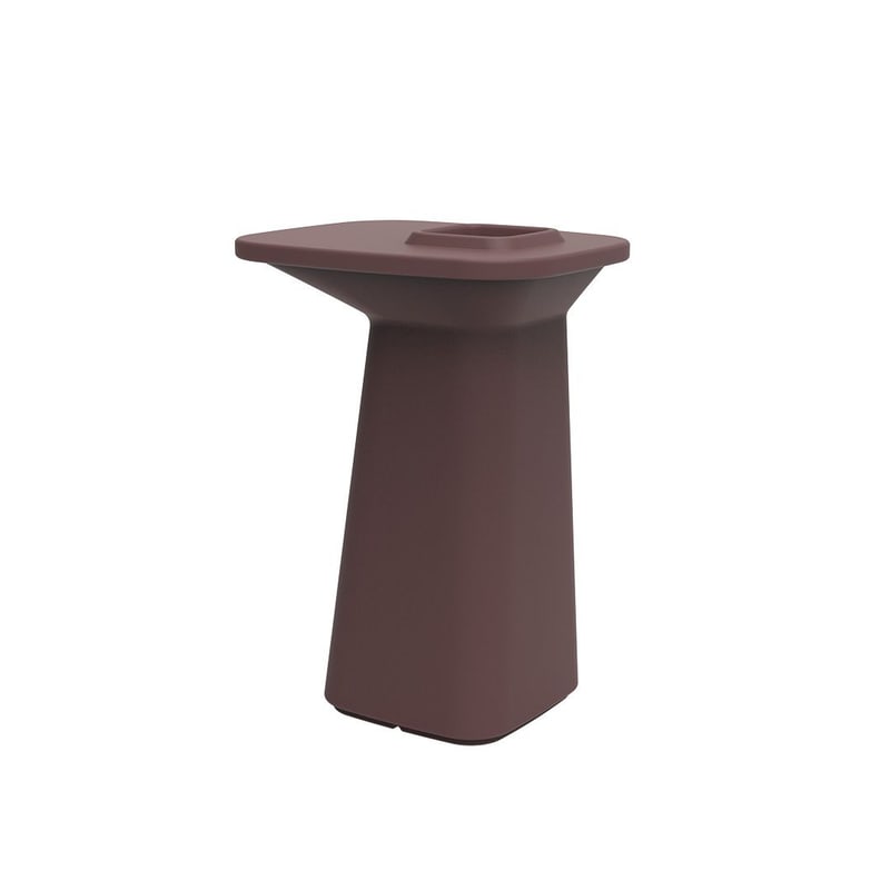 Table haute design in & out NOMA - grenat