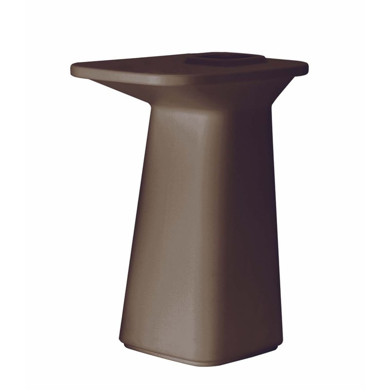 Table haute design in & out NOMA - marron