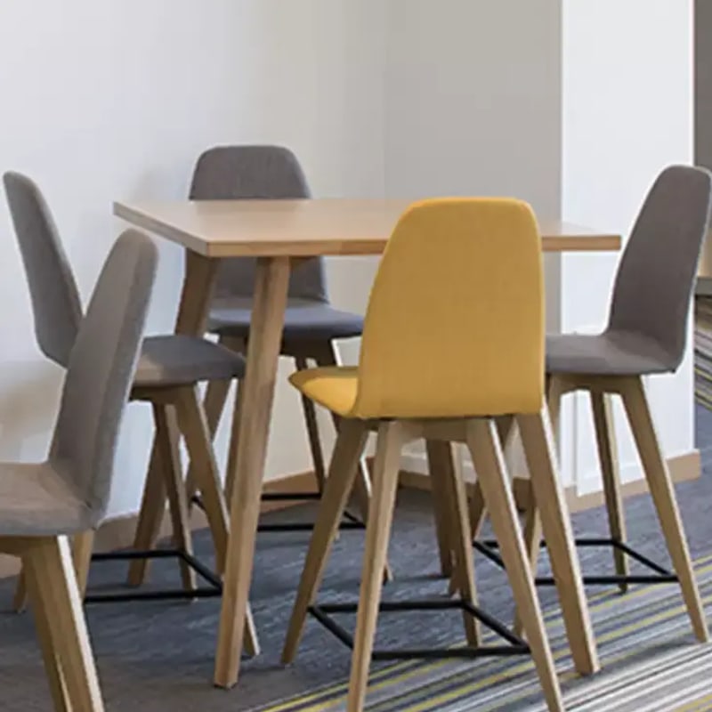 Table haute en bois H 90 MOODS - Mobitec
