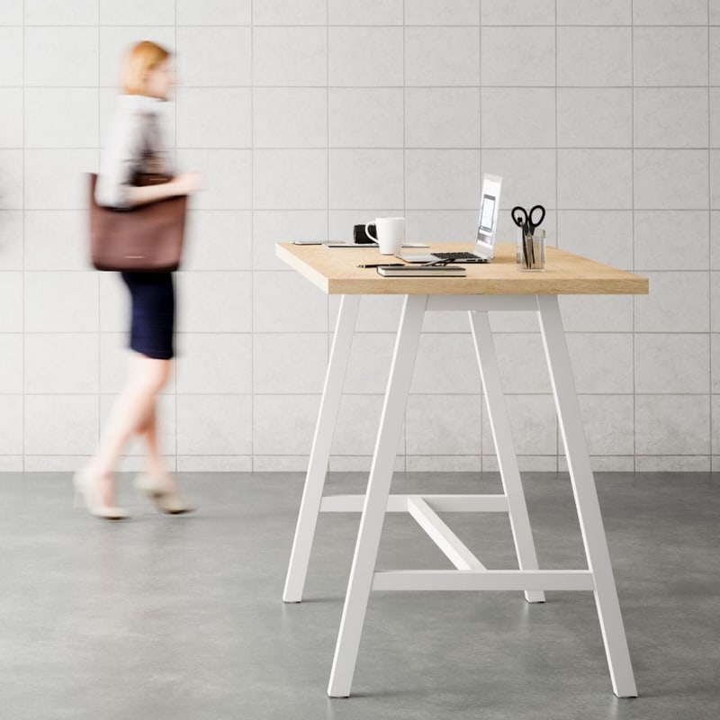 Table haute pieds métal COHESION Buronomic