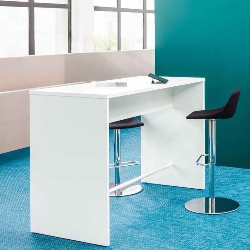 Table haute Profondeur 70cm pied panneau OGI V