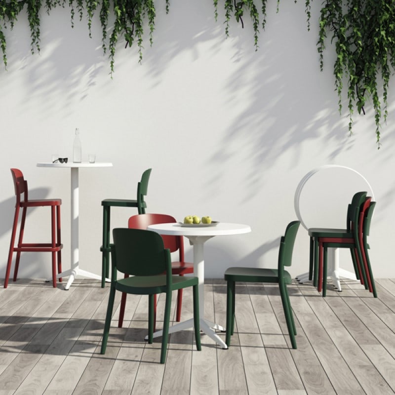 Table ronde fixe ou rabattable OUTDOOR EOL