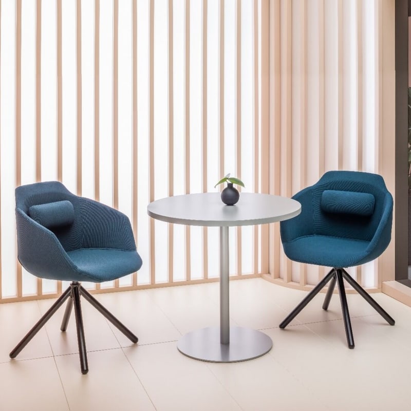 Table ronde pied métal TACK MDD