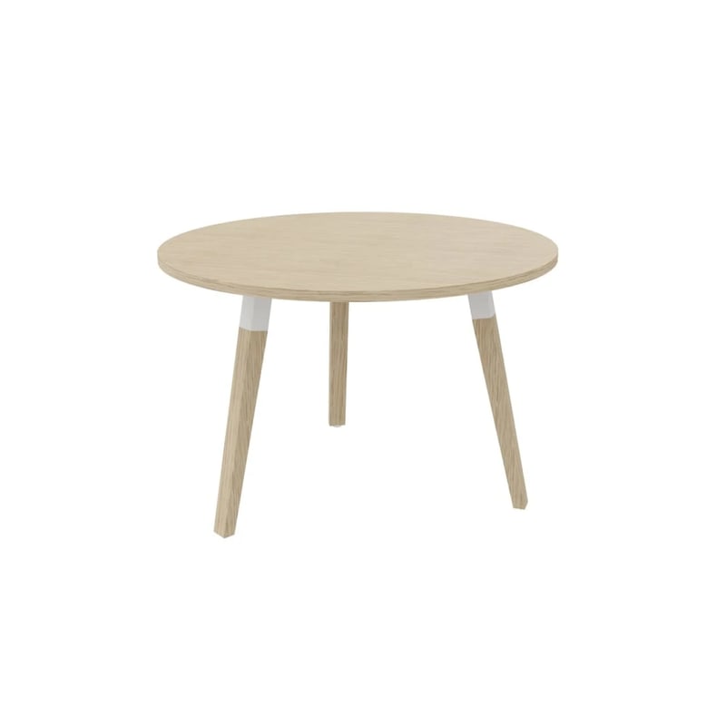 Table ronde pieds bois DIALOGUE