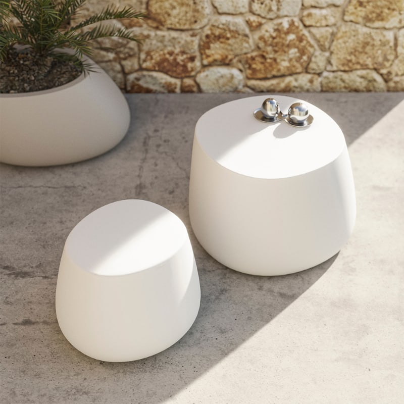 Table STONE 69x63x50 - VONDOM