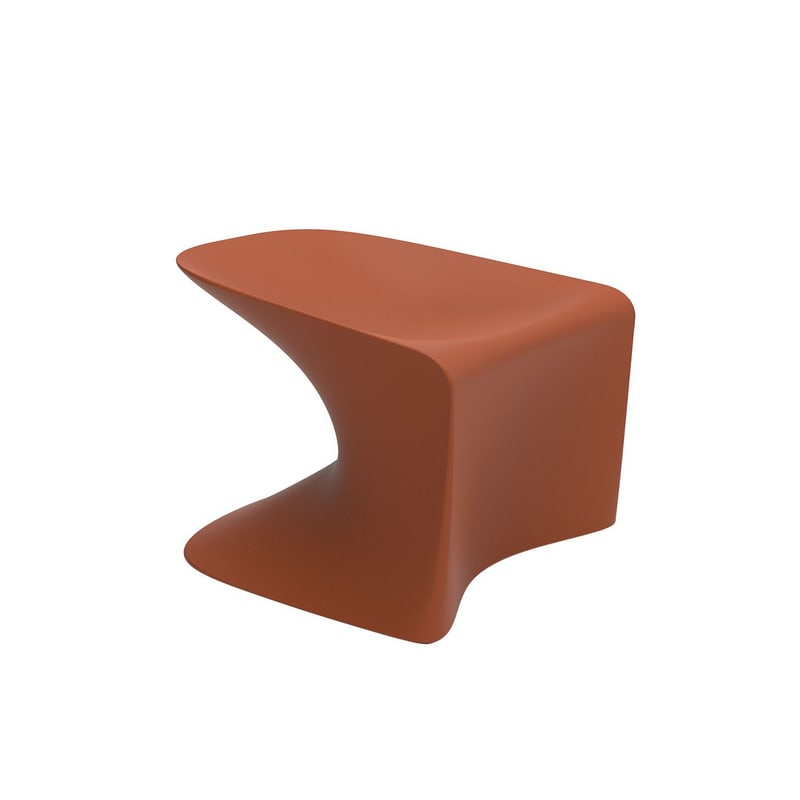 Tabouret bas design in & out WING - argile