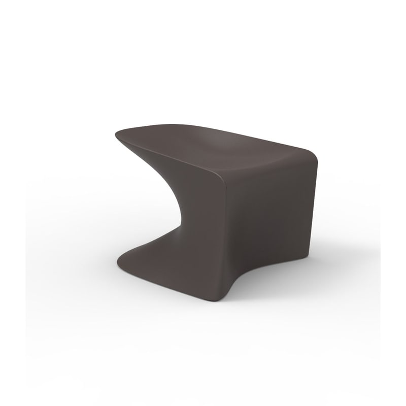 Tabouret bas design in & out WING - marron