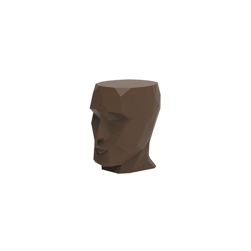 Tabouret design in & out ADAN - marron
