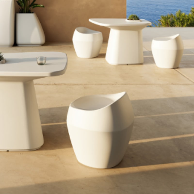 Tabouret design in & out NOMA de VONDOM