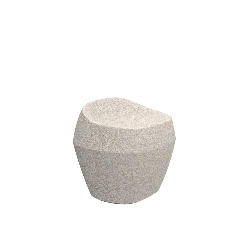 Tabouret design in & out NOMA - écru granit