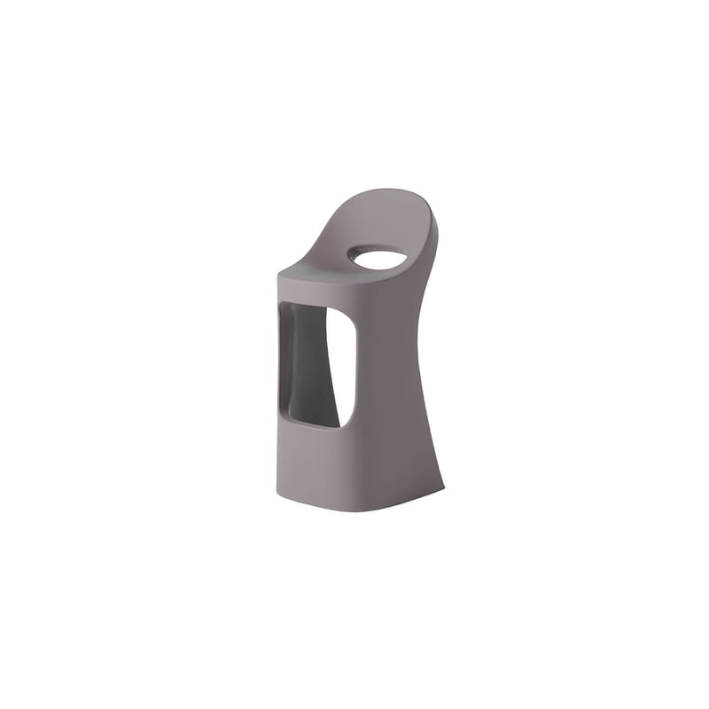 Tabouret haut AMELIE SIT UP - gris argile