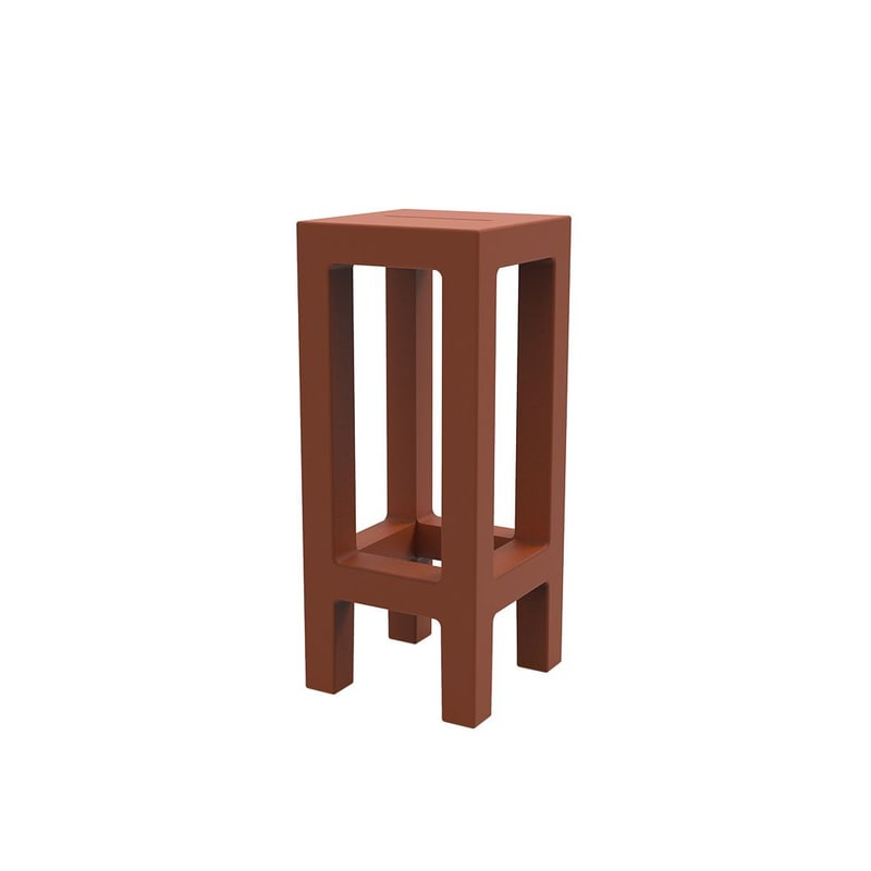 Tabouret haut design in & out JUT - argile
