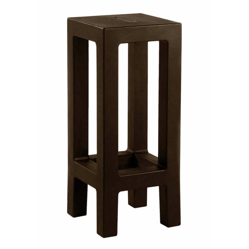 Tabouret haut design in & out JUT - marron