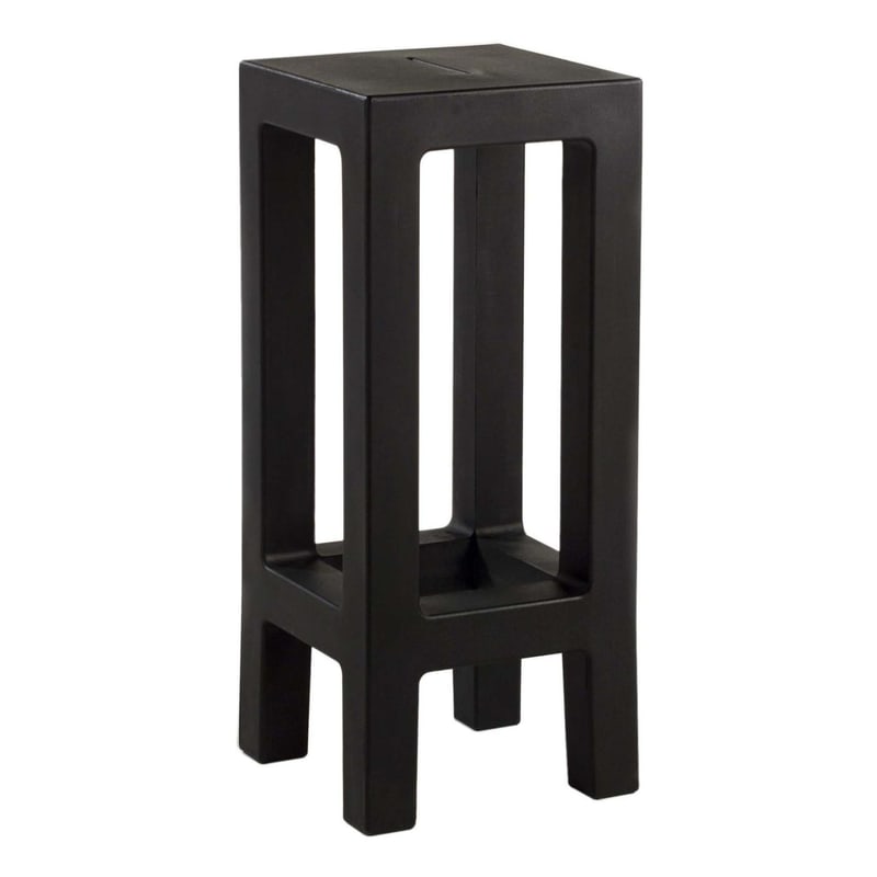 Tabouret haut design in & out JUT - noir