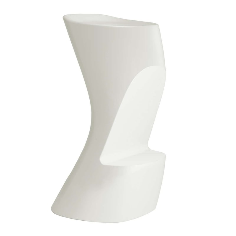 Tabouret haut design in & out NOMA - ice