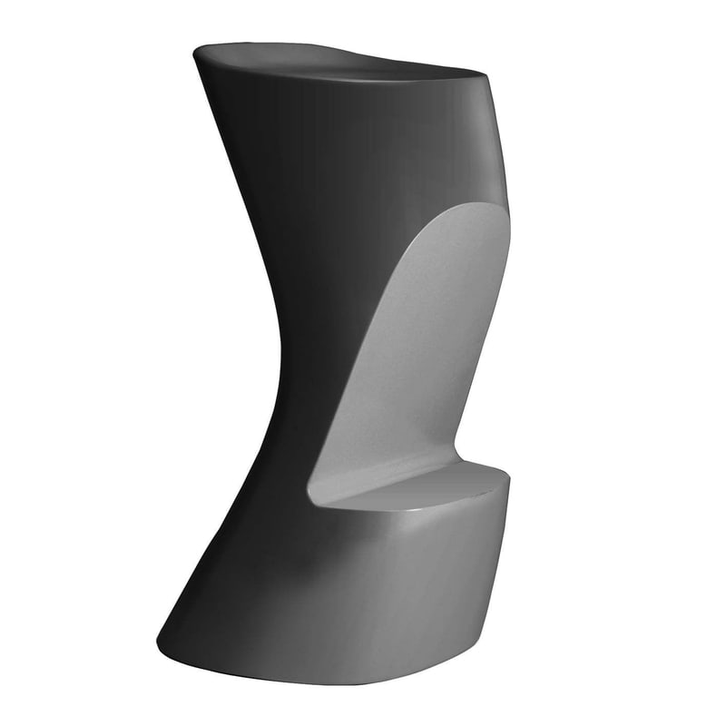 Tabouret haut in & out NOMA - anthracite