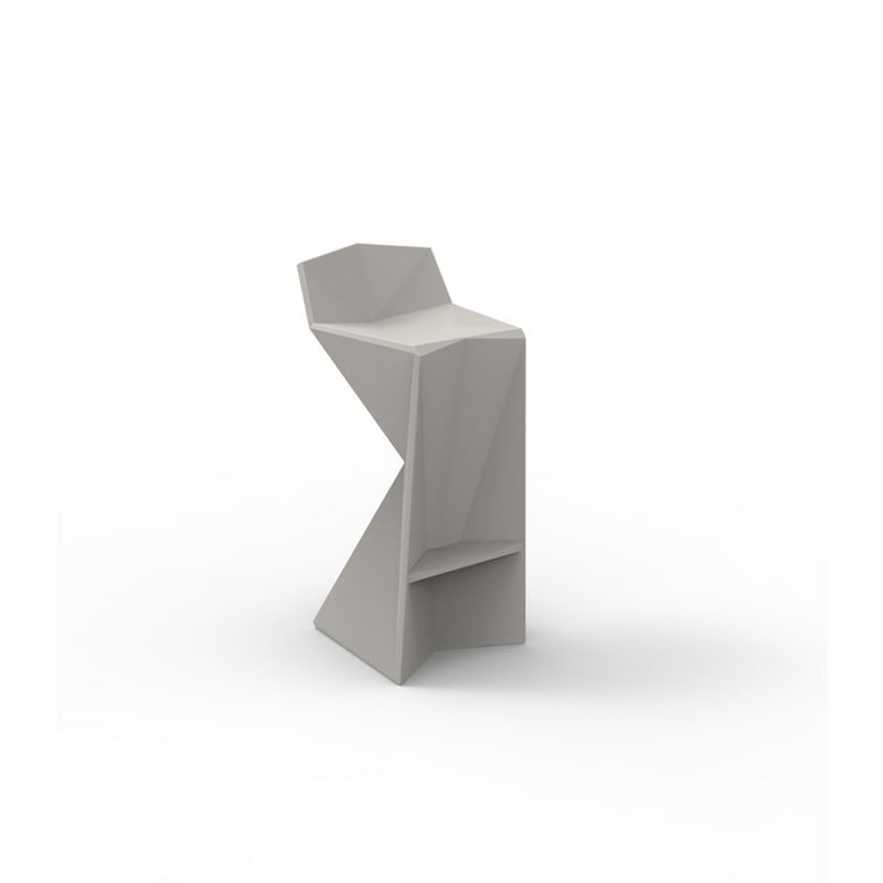 Tabouret haut in & out VERTEX - tortora