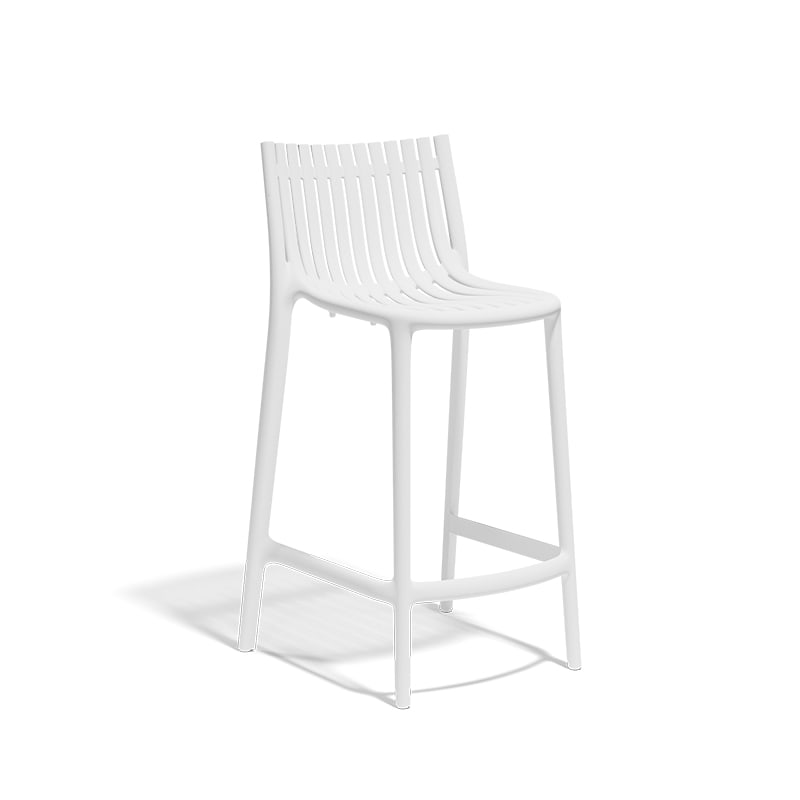 Tabouret in & out H93 IBIZA - blanc