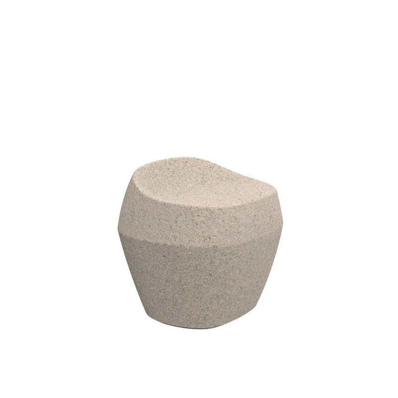 Tabouret in & out NOMA - granit crème
