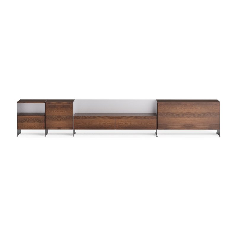 Armoire ALOOX Set 4 - chêne foncé