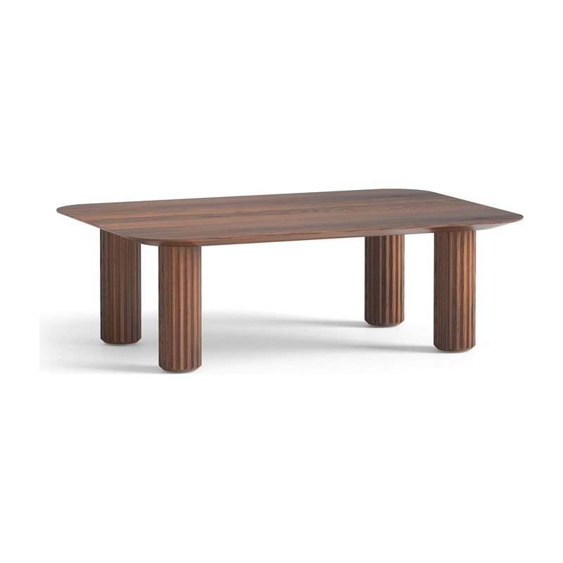 Table basse FILAR LOW - chêne foncé