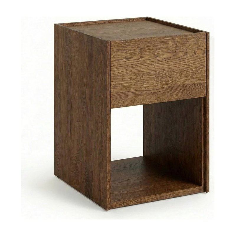 Table de chevet KARI - chêne foncé