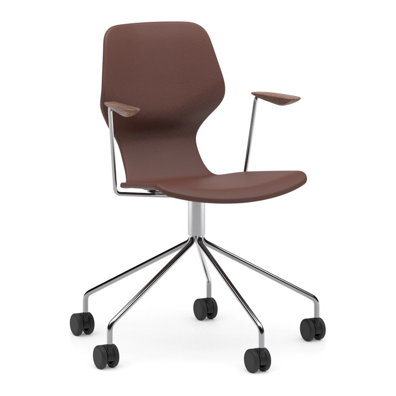 Chaise pivotante OBLIKANT rembourrée - PROSTORIA