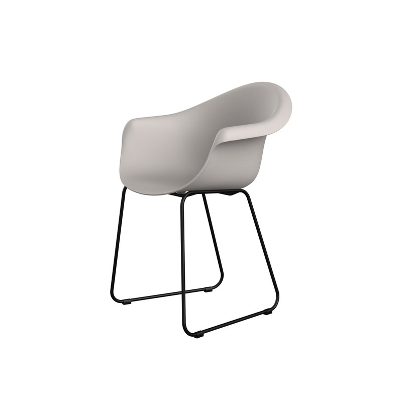 Chaise avec accoudoirs INCASSO - ecru