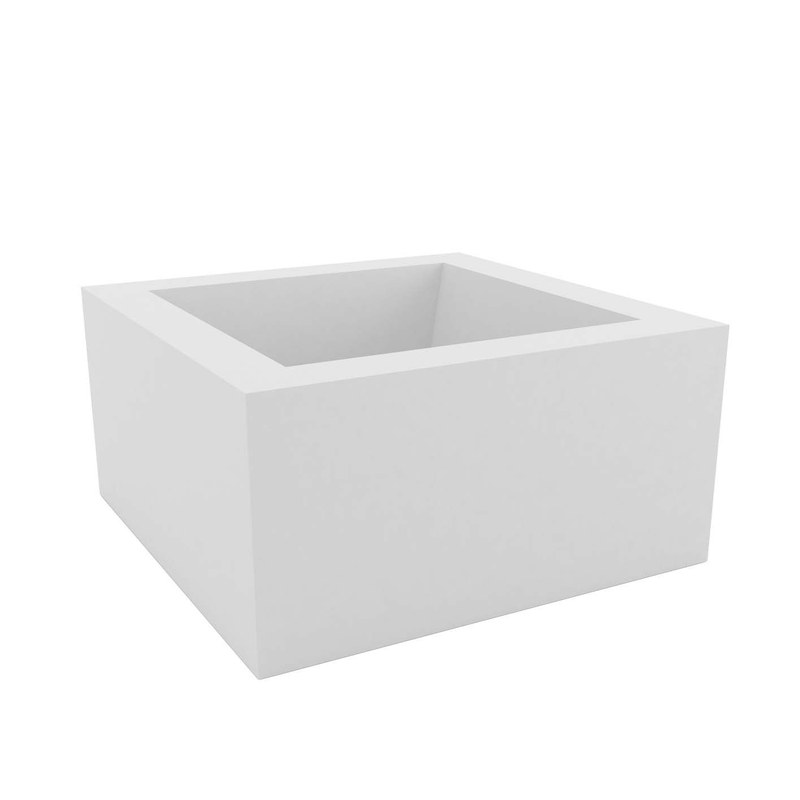 Jardinière basse LAND 120 x 120 x 30 cm de VONDOM