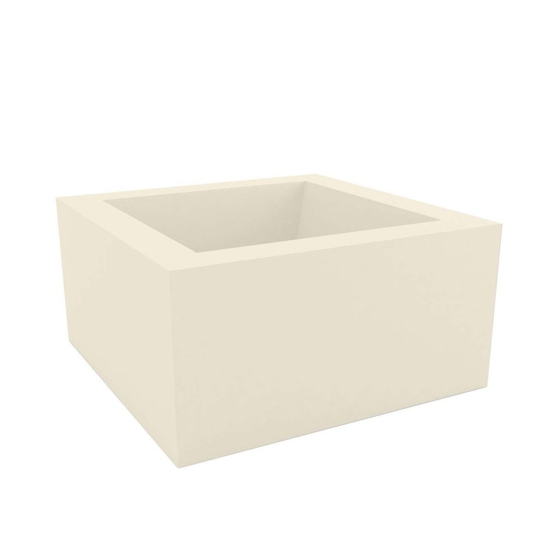 Jardinière basse LAND 80 x 80 x 30 cm de VONDOM