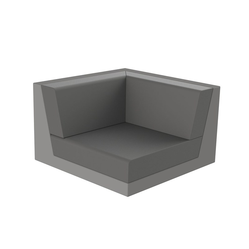 Module avec accoudoir gauche de canapé PIXEL - anthracite 2006