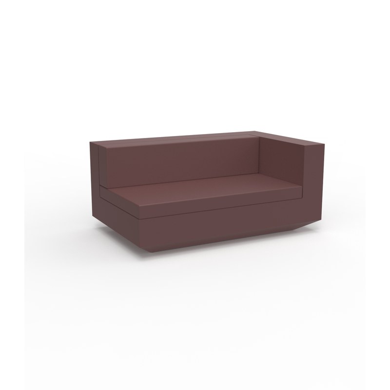 Module avec accoudoir gauche XL de canapé VELA de VONDOM